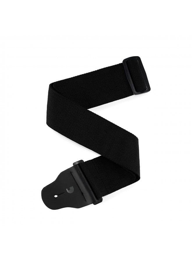 D'Addario Accessories Bass Guitar Strap - Bass Strap - Guitar Strap for Bass Players - Internal Pad - Black - 3'' Wide, 74T000