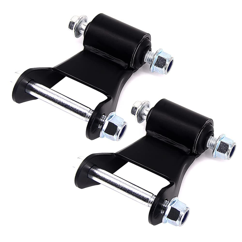 Rear Leaf Spring Shackle Compatible with Chevy Silverado Avalanche Suburban GMC Sierra Yukon XL 1500 2500 HD Pack of 2 pieces Replaces 722029 22820716 25812937