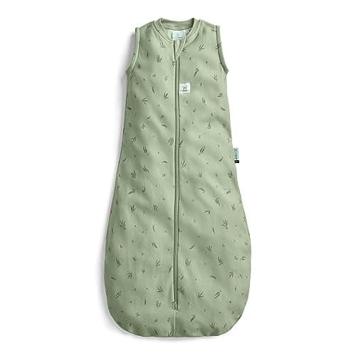 ergoPouch 1.0 Tog Jersey Sleeping Bag – Arms-Out Baby Sleep Sack, Ideal Transition from Swaddling, Slim Fit Keeps Baby Secure & Comfortable, Soft Breathable Fabric (3-12 Months, Willow)