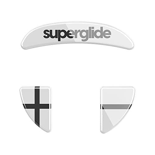 Pulsar Gaming Gears Superglide - Fastest and Smoothest Mouse Feet/Skates Made with Ultra Strong Flawless Glass Super Fast Smooth and Durable Sole for Xtrfy MZ1 Wireless
