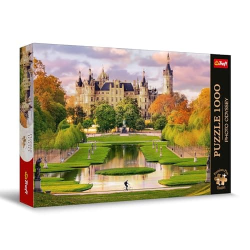 Trefl Schwerin Castle Germany 1000 Jigsaw Puzzle Premium Plus Photo Odyssey 27x19 Unique Photographic Series Perfect Matching of Elements for Adults and Children from 14 Years Old