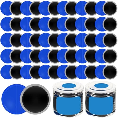 Tallew 300 Pcs Heavy Duty Tire Patches Radial Patch Round Fast Repair Cold Tyre Puncture Repair Kit for Car Truck Motorcycle Automobile Bike Inner Tire 42 mm