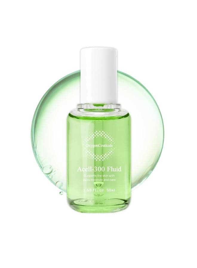 Acell-300 Fluid 50ml | Korean Face Serum For Dry Skin, Facial Anti Aging, Anti Wrinkle | K Beauty Glass Skin, 1.69 oz