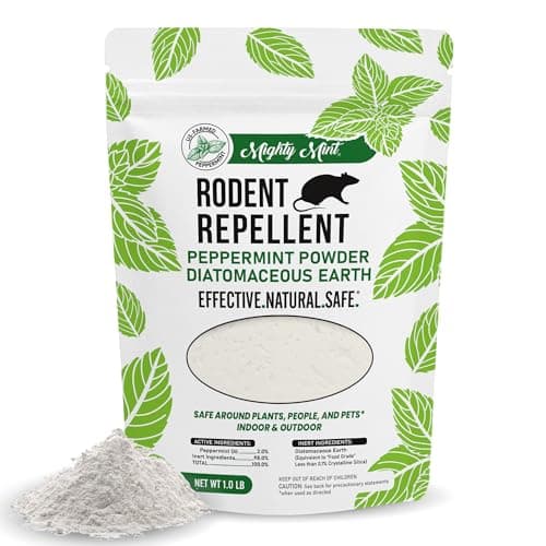 Mighty Mint Rodent Repellent Pest Control, Diatomaceous Earth Peppermint Pest Powder, 1 lb