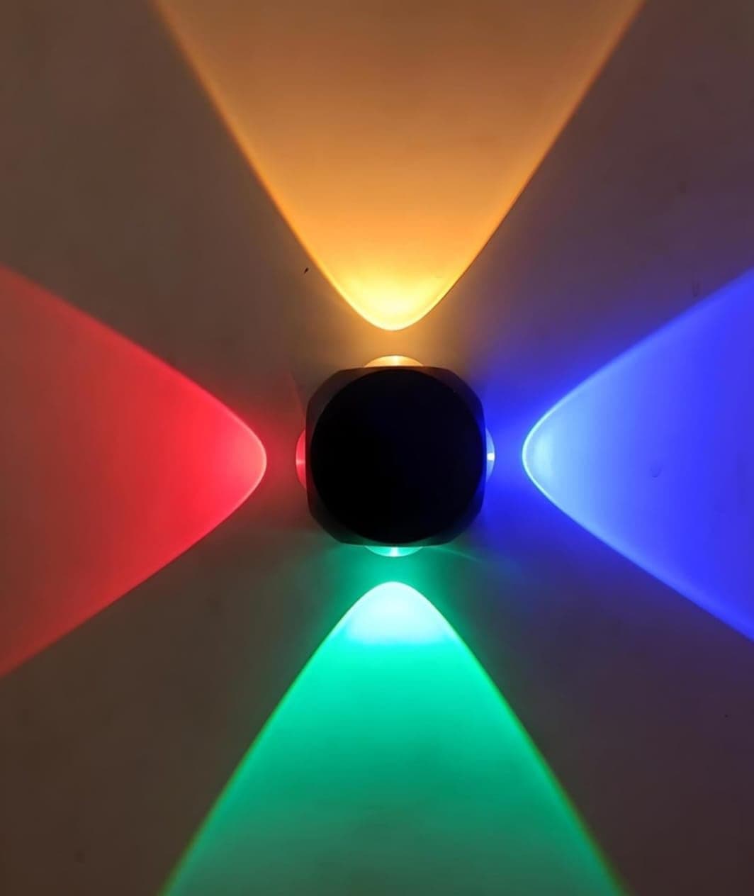 SEER Wall Lights 4 Way Splitter Light RGB IndoorOutdoor Waterproof Shockproof IP65 Exterior Wall Light