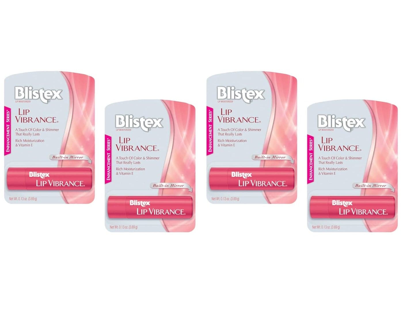 Blistex Lip Vibrance Lip Protectant 013 oz Pack of 4