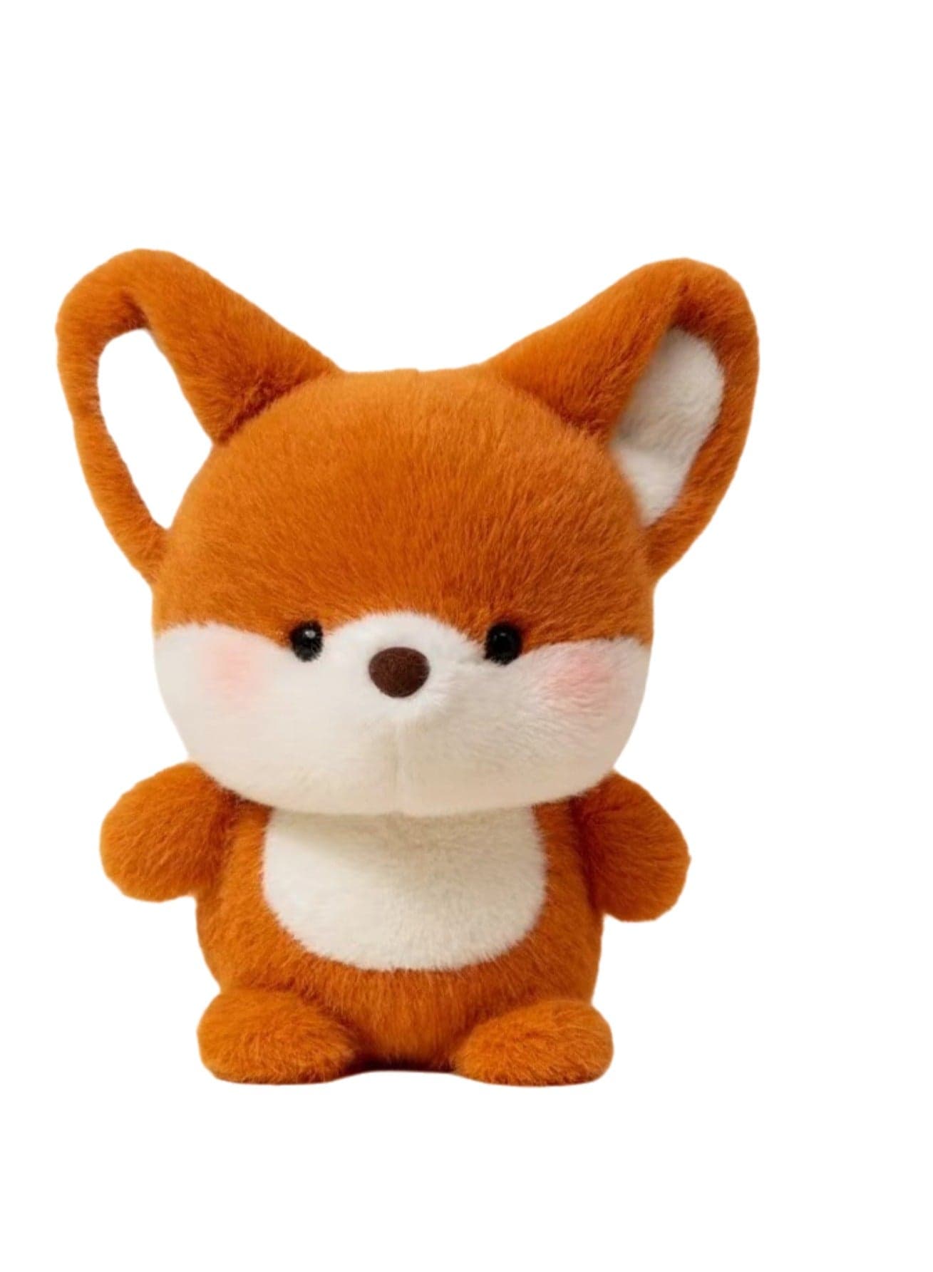 16cm Desk Companion Doll Small Ornaments, Cute Plush Toys, Companion Doll Decorations, Learning Companion Birthday Gift (Fox)