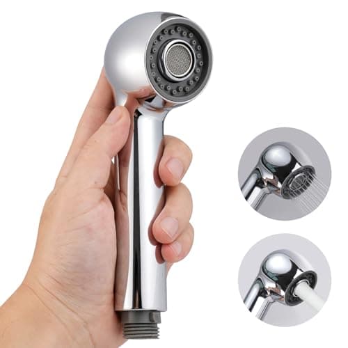 Pull Out Kitchen Faucet Head Replacement 2 Function Sink Sprayer Head G12 or 1316 Inch Male Thread Connector Spray Head Faucet Head Kitchen Tap Sprayer Spout Chrome