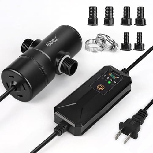 hygger 5W Aquarium UV Light with Timer 360 Protective Shield Clean Light for Crystal Clear Green Water Submersible Fish Tank Cleaner for 1040 Gallon Freshwater Saltwater Aquariums