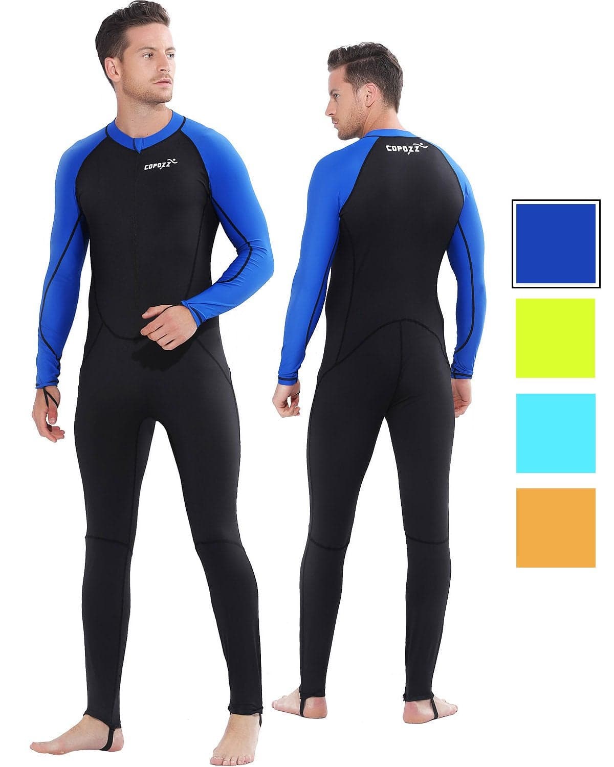 COPOZZ Mens Wetsuit Full Body UV Protection Wet Suit for Surfing Diving Snorkeling