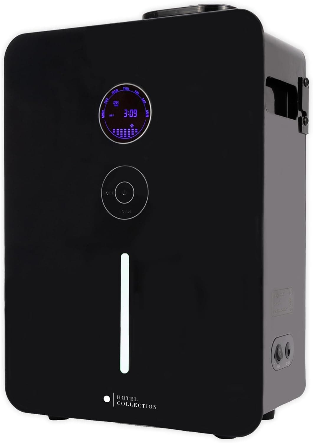 Villa Scent Diffuser HVAC System or Stand Alone Fragrance Oil Diffuser Heatless, Waterless, Smart Timer, No Residue, Security Home Decor, Essential Oils 1800 sq ft, Black
