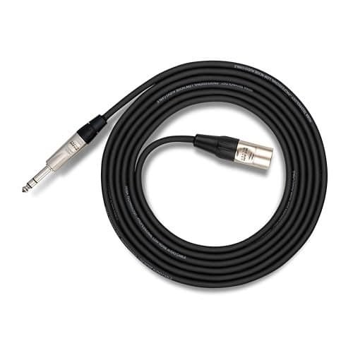 Hosa HSX-050 Pro Balanced Interconnect, REAN 1/4" TRS to XLR3M, 50 Feet
