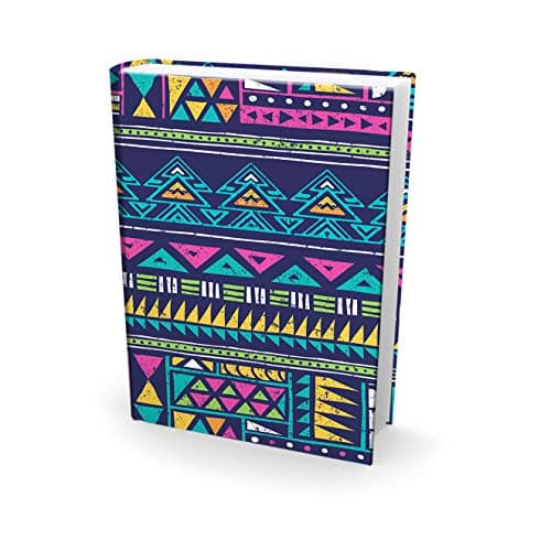 Easy Apply, Reusable Book Covers 1 Pk. Best 8x10 Textbook Jackets for Back to School. Stretchable to Fit Most Medium Hardcover Books. Perfect Fun, Washable Designs for Girls, Boys, Kids and Teens