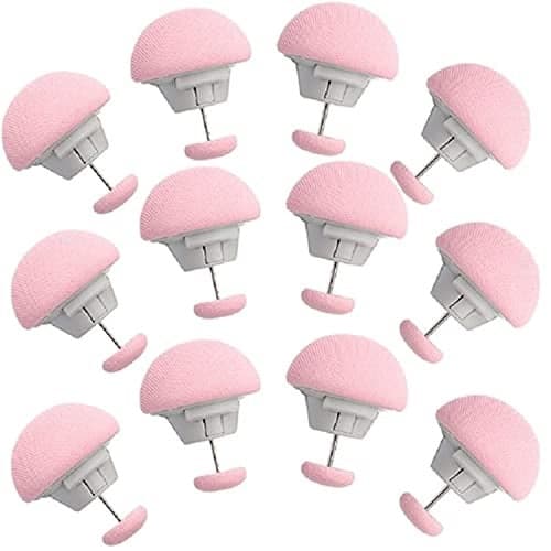 YANCI® Blanket Clips, Duvet Cover Holding Clips, Quilt Clip Fasteners, Non-Slip Comforter Clips, Prevent Duvet Cover Sheets, Curtains Or Bedding Accessories from Shifting (Pink, Pack of 12)