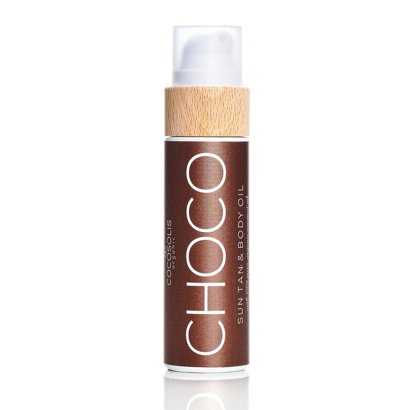COCOSOLIS CHOCO Suntan Body Oil Organic Tanning Bed Lotion Deep Chocolate Tan Tanning Accelerator for Indoor Tanning Beds 371