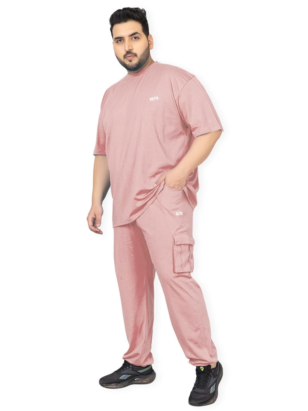 Kepa Men's Co-ord Set | Stylish Track Suit for Men | Summer & Winter Outfit | Gym Wear & Night Suit | Beach Wear & Casual Dress | Korean-Inspired Clothing SetONION-XL