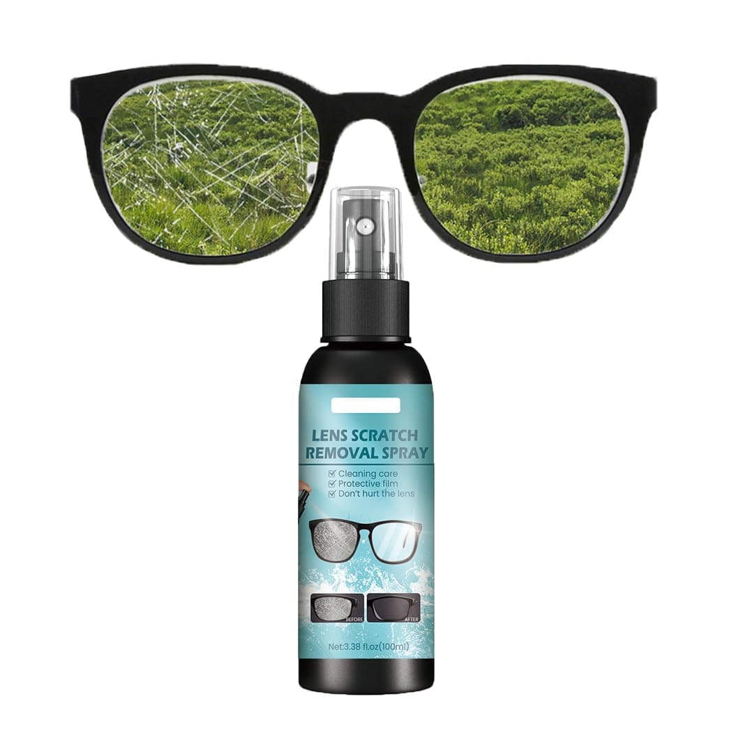 XIRUJNFD Lens Scratch Removal Spray Eyeglass Scratch Remover Glasses Lens Scratch Remover Eyeglass Scratch Repair Glass Lens Scratch Remover Scratch Remover for Eyeglasses 1Pcs