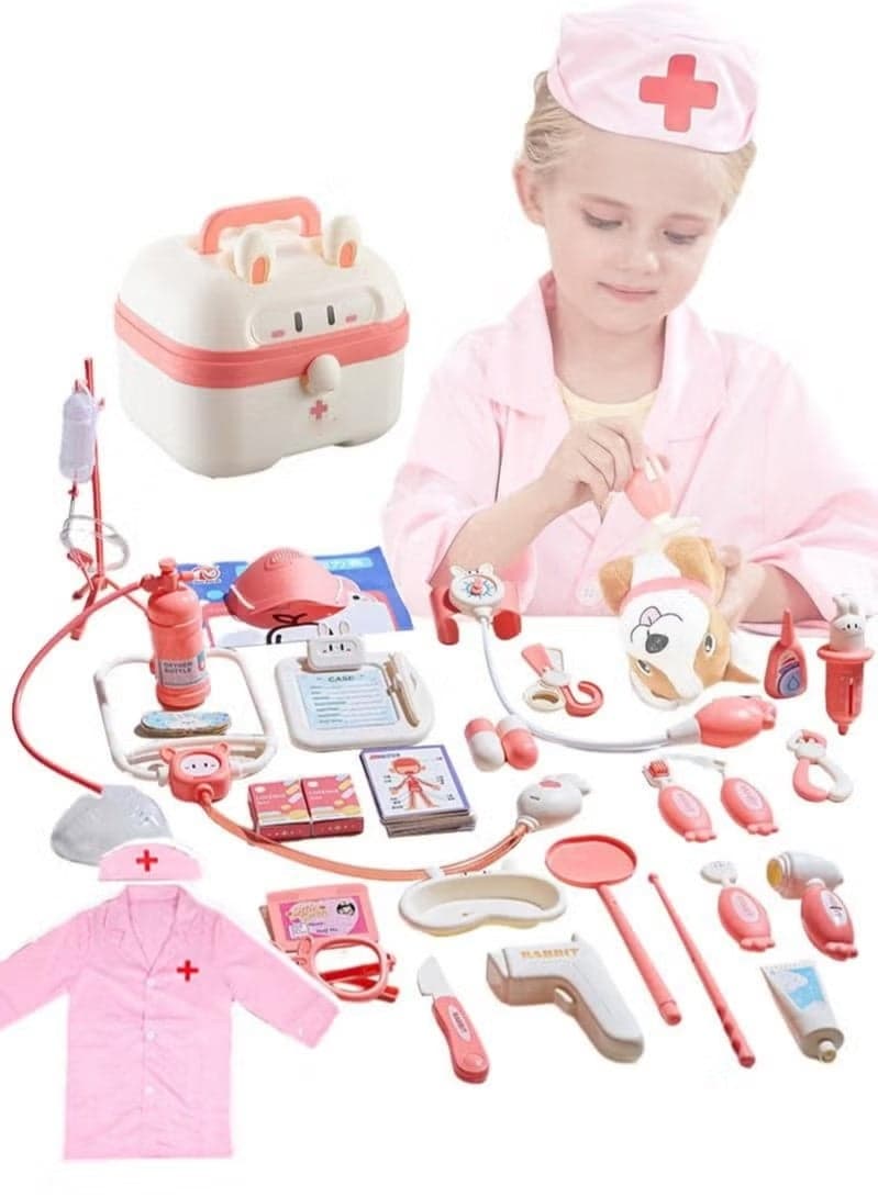 Children's Doctor Role Play,Doctor Playset Toy Medical Role Play for Boys Girls,Kids Doctor Pretend Play