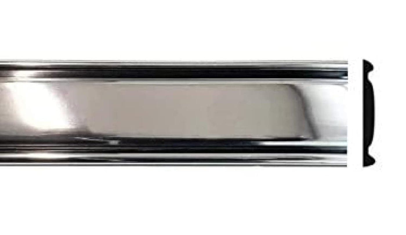 Automotive Authority 19731987 Chevy GMC Chrome Side Body Trim Molding C10 C20 C30 K10 K20 K30 V10 Suburban Custom Deluxe Silverado Pickup Trucks 225 Wide Quarter Roll 80