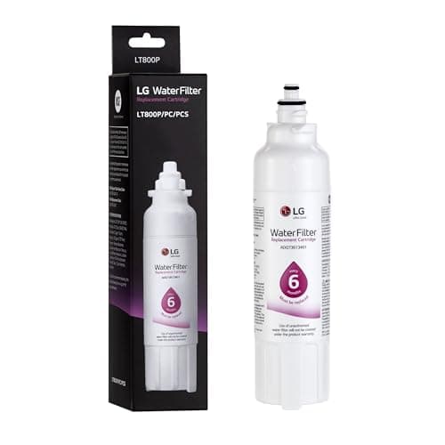 LG 6 month 200 Gallon Capacity Replacement Refrigerator Water Filter, White