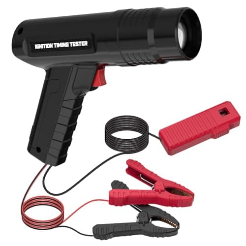 Timing Light 12V Ignition Timing Light Automotive Strong Flash Timing Lights with Sliding Sensor Clip,Long Test Lead, Reverse Polarity Protection, Overload Protection for Car, Motorcycle Petrol Engine