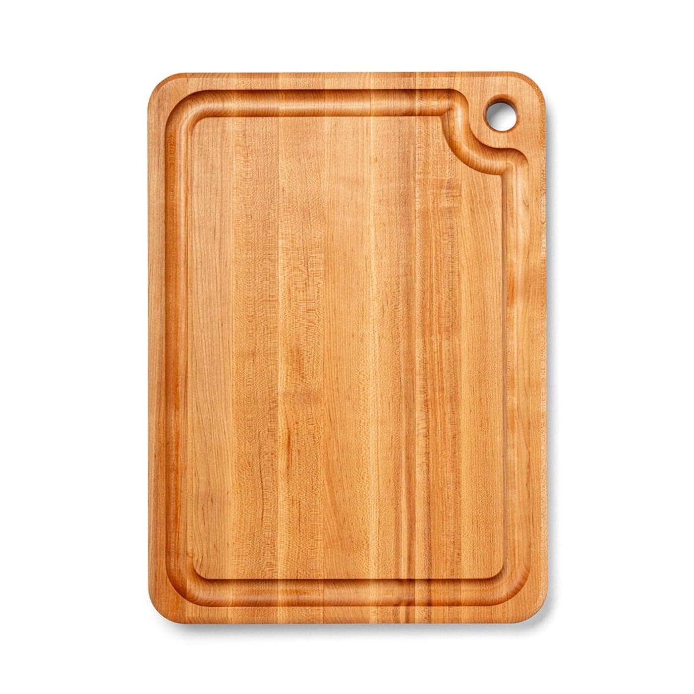 John Boos Prestige Series Rectangular Wooden Maple Cutting Board 22x16 125 Thick 13lb Reversible Butcher Block with Juice Groove EdgeGrain Finger Grip Hole Made in the USA