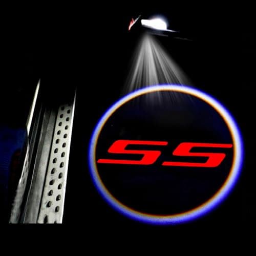 2PCS Never Fade Door Lights LogoCourtesy LED Welcome Light Lamps fit for Camaro Accessories