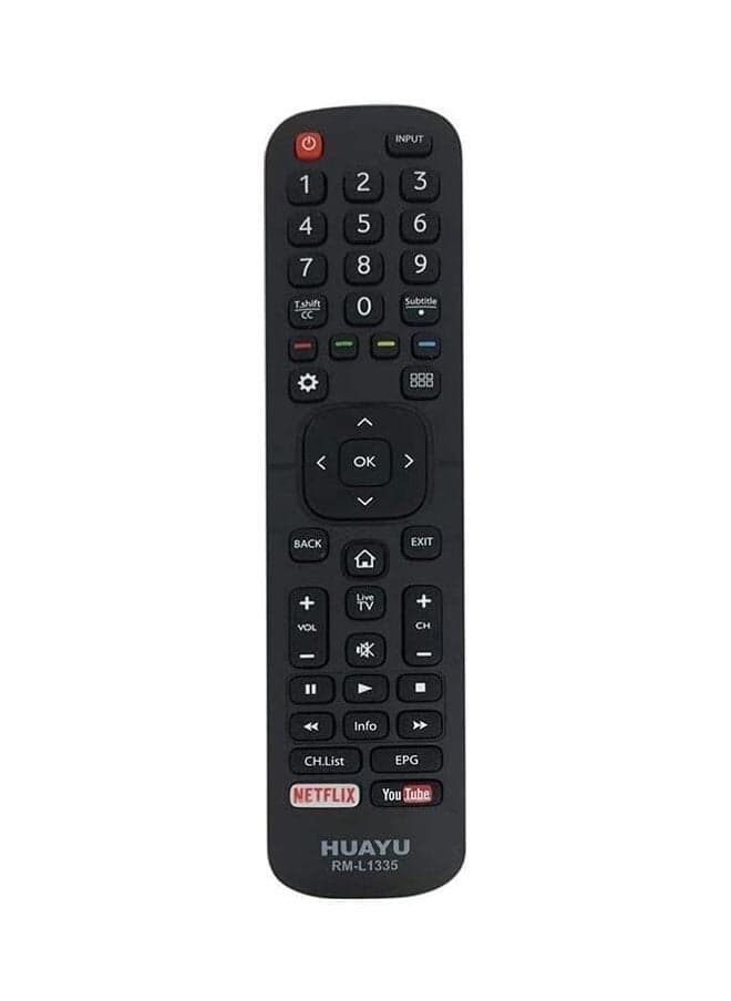 Remote Control For Hisense Smart Lcd Led Tv Black