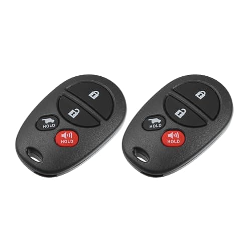 ACROPIX 315 MHz Keyless Entry Remote Key Fob Fit for Toyota Highlander 2008-2013 for Toyota Sequoia 2008-2018 GQ43VT20T - Pack of 2 Black