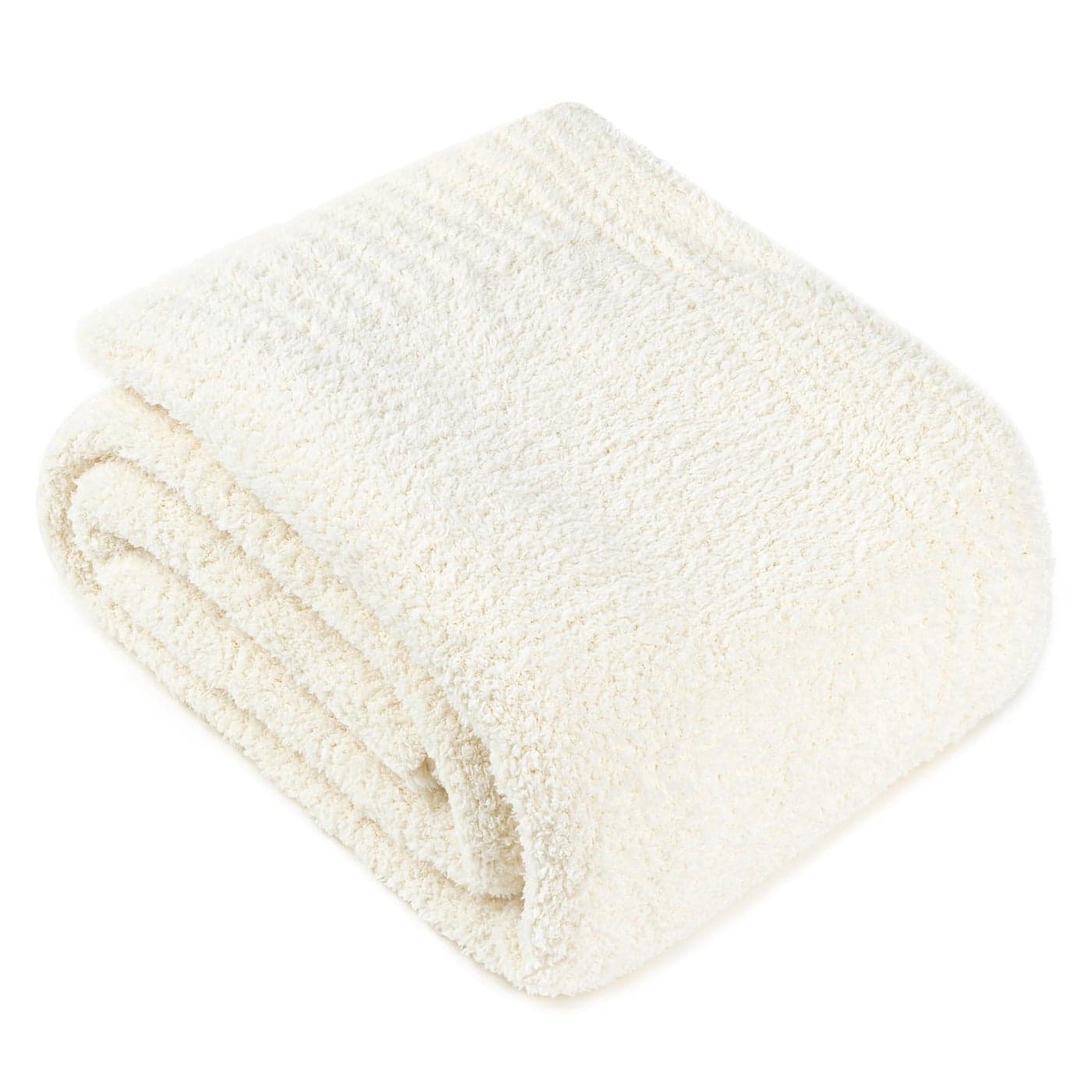 PAVILIA Super Soft Throw Blanket for Couch Fluffy Cozy Lightweight Cream Blanket Large Fuzzy Warm Knit Blanket for Bed Sofa Beige 60x80
