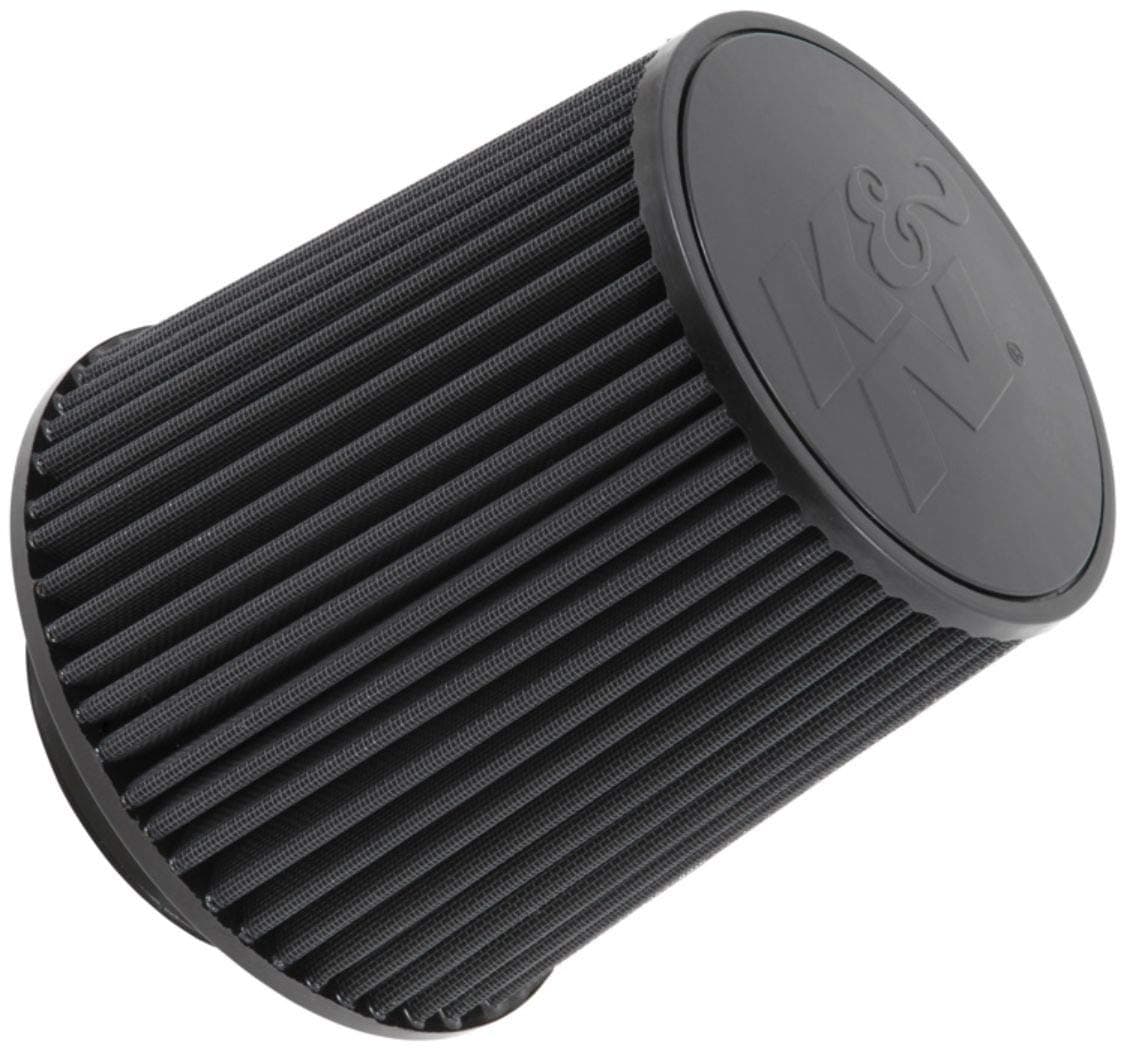 KN Dryflow Lifetime Universal ClampOn Air Filter Dry Synthetic Washable OilFree Flange Diameter 45 In Filter Height 8 In Flange Length 15 In Shape Round Tapered RU5283HBK