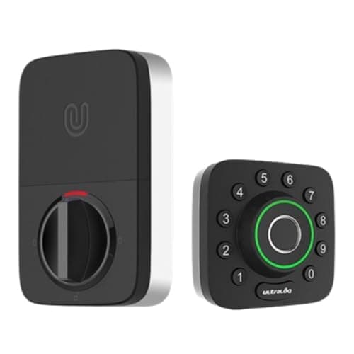 ULTRALOQ U-Bolt Pro Smart Lock with Door Sensor, 7-in-1 Keyless Entry Door Lock, Fingerprint ID, Smartphone, Auto Unlock, WiFi Deadbolt, ANSI Grade 1 Certified