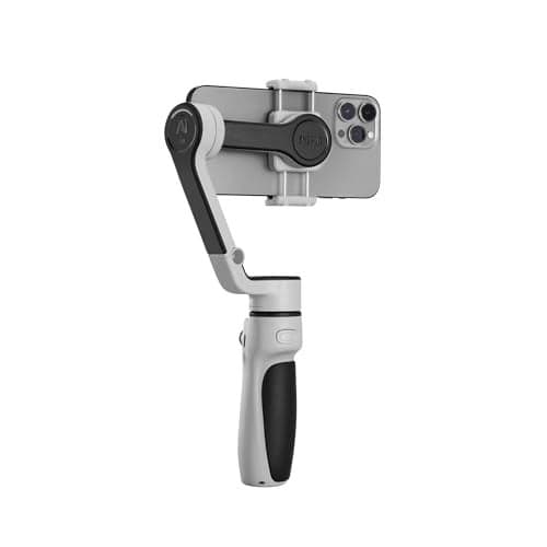 ZHIYUNCINEPEER CQ5 Stabilizer Gimbal Stabilizer for iPhone 3Axis Stabilization with AI Tracker Builtin Fill Light Gimbal Stabilizer for iPhone Smartphone Gimbal for Video Recording Vlog