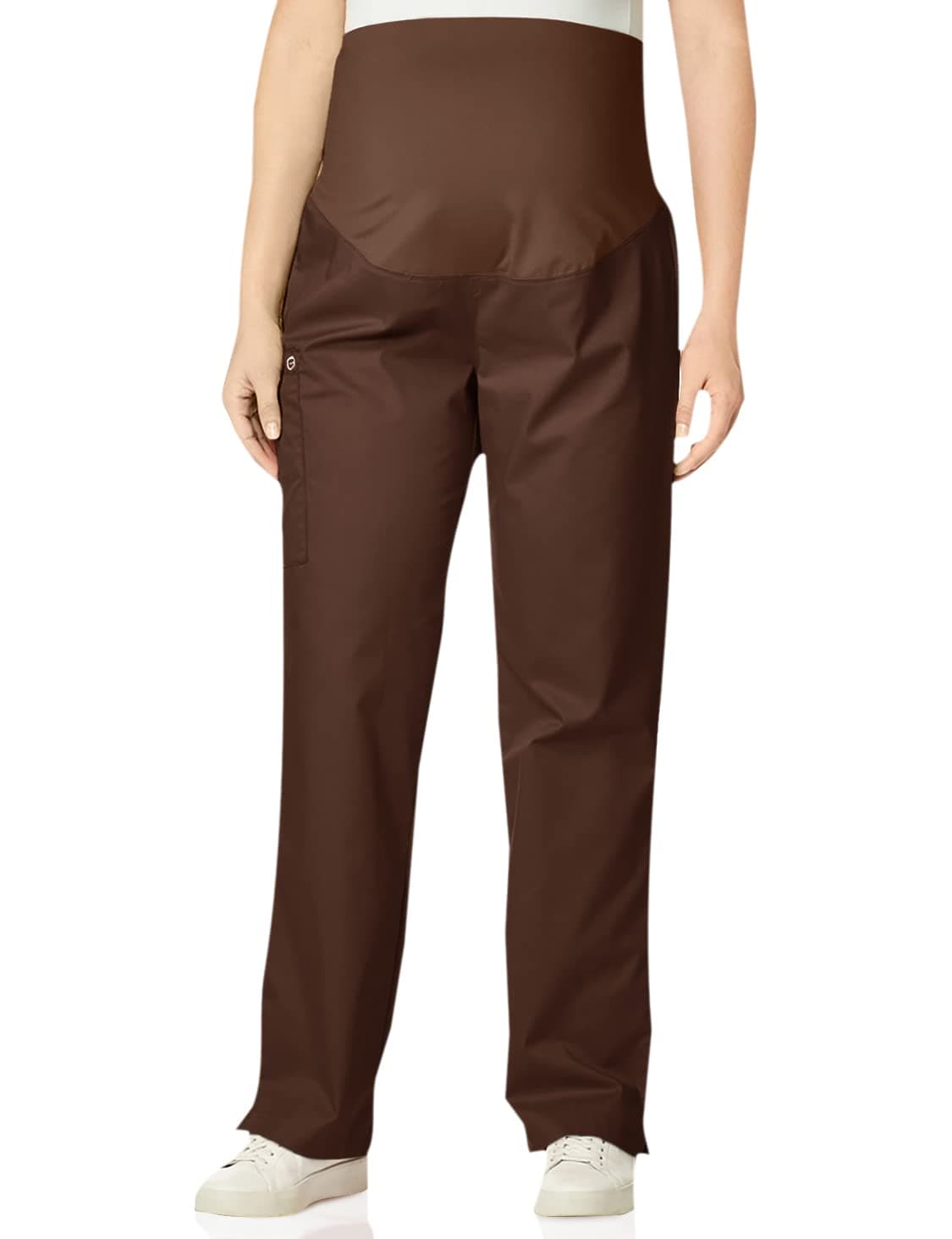 WonderWink Womens Wonderwork Maternity Pant Chocolate Large