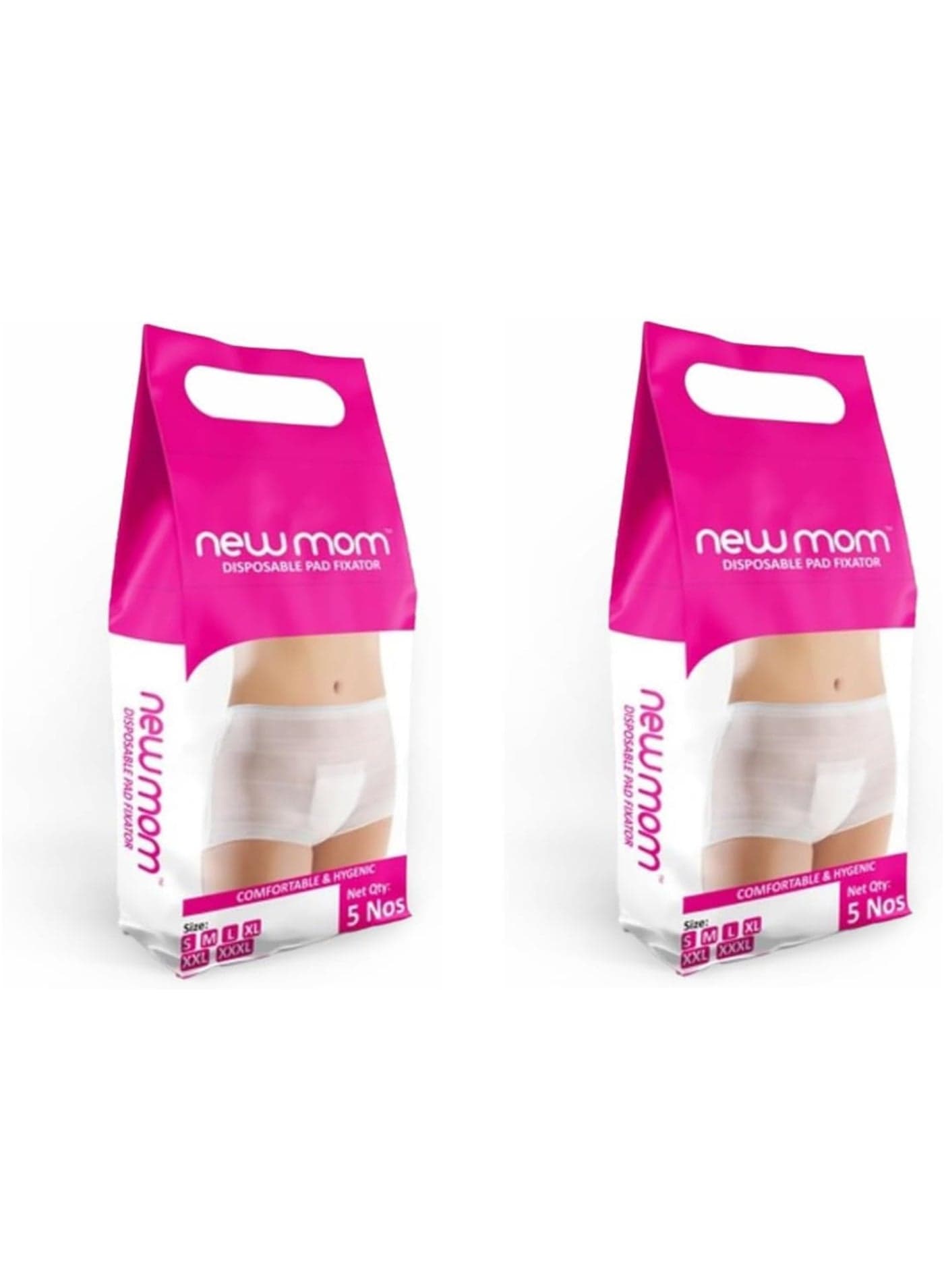 New Mom Disposable Pad Fixer 5 Pack L 89-100 cm 2 packs