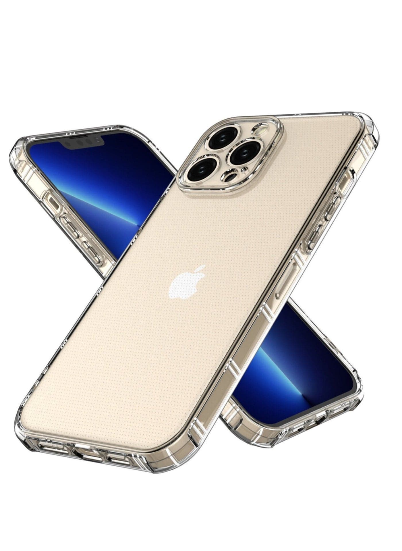 For iPhone 14 Pro Max Clear Phone Case Cover & Screen Protector