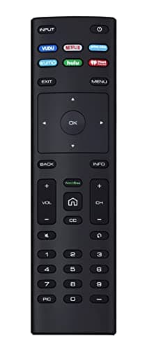 Replace Remote Control with Watchfree Prime Video vudu Netflix Xumo Iheart Compatible with VIZIO TV D32f-F1 D24f-F1 D43fx-F4 V655-G9 PQ65-F1 V605-G3 V555-G1 M658-G1 M657-G0f M557-G0 V435-G0