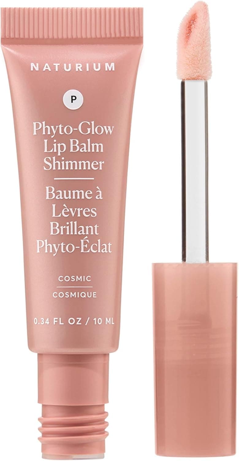 Naturium PhytoGlow Lip Balm Shimmer Nourish Hydrate Lips with Shea Cupuau Butter Plant Squalane and Geodiamond Pearls 10 ml 034 fl oz Shade Cosmic