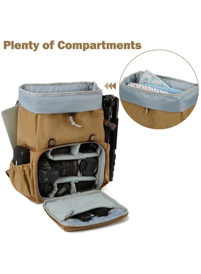 BAGSMART Khaki Photo Series/ Photo Camera Backpack
