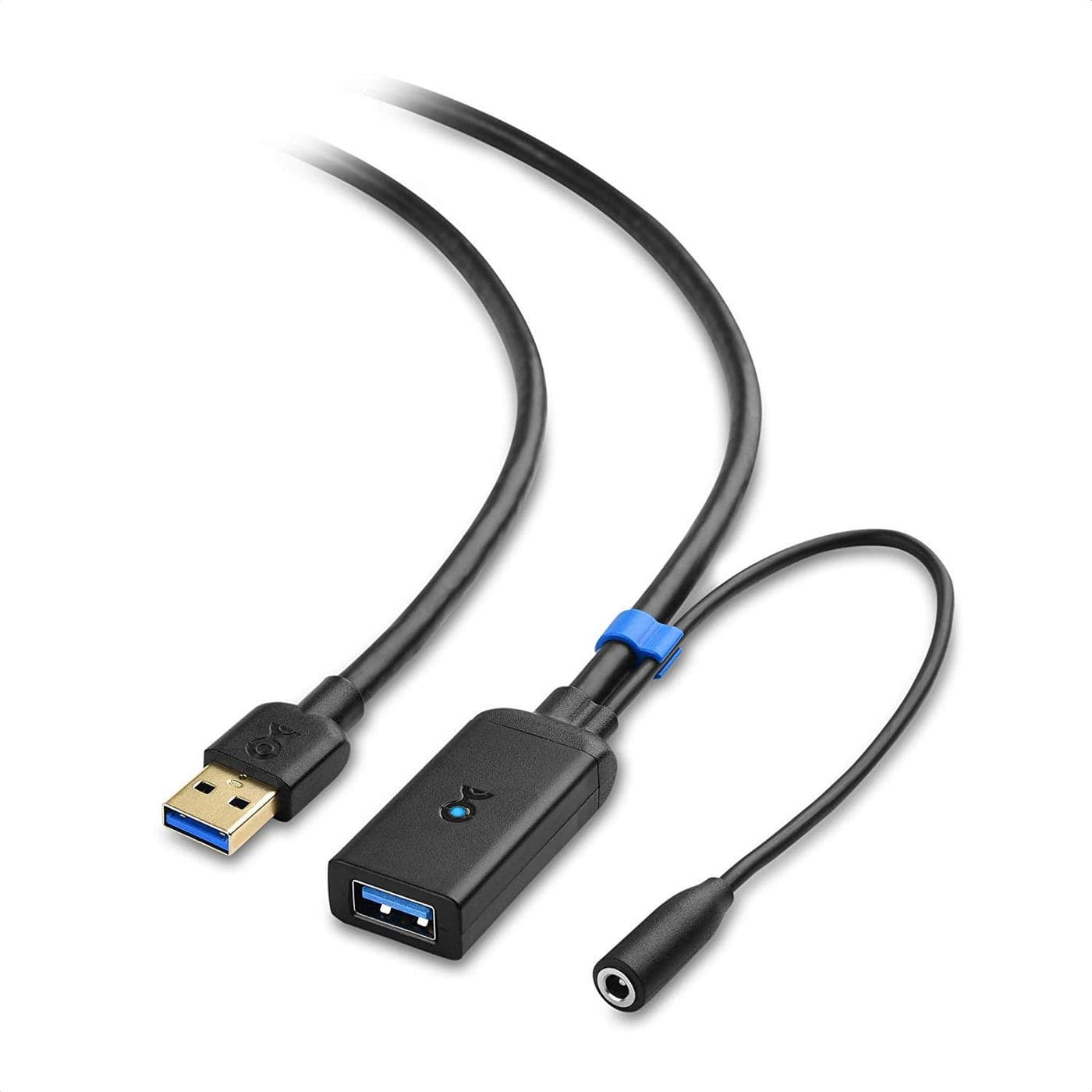 Cable Matters Active USB Extension Cable 164 ft 5m USB 30 Extension Cable Male to Female with Signal Booster for Hard Drive Webcam and More
