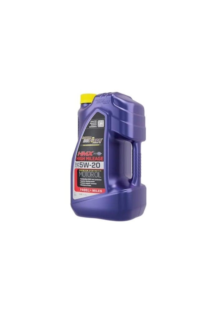 Royal Purple HMX wSynerlec High Mileage SAE 5W20 Premium Synthetic Motor Oil 5 Quart SKU 17518
