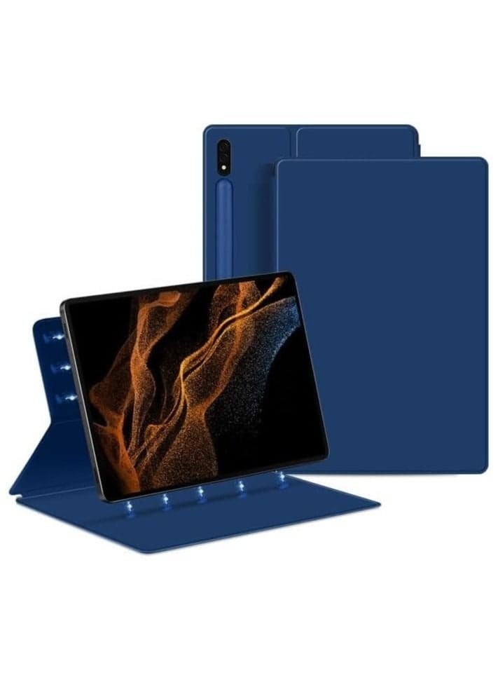 Samsung Tab S7/S8 11 inch Ultra-thin Smart Magnetic Protective Case with Pen Slot Leather Case Sleep Wake