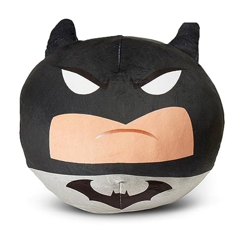 Northwest Batman Cloud Pillow – Warner Brothers DC Comics, Grey Detective Design – Ultra Soft Plush Pillow for Bed, Couch, or Decor