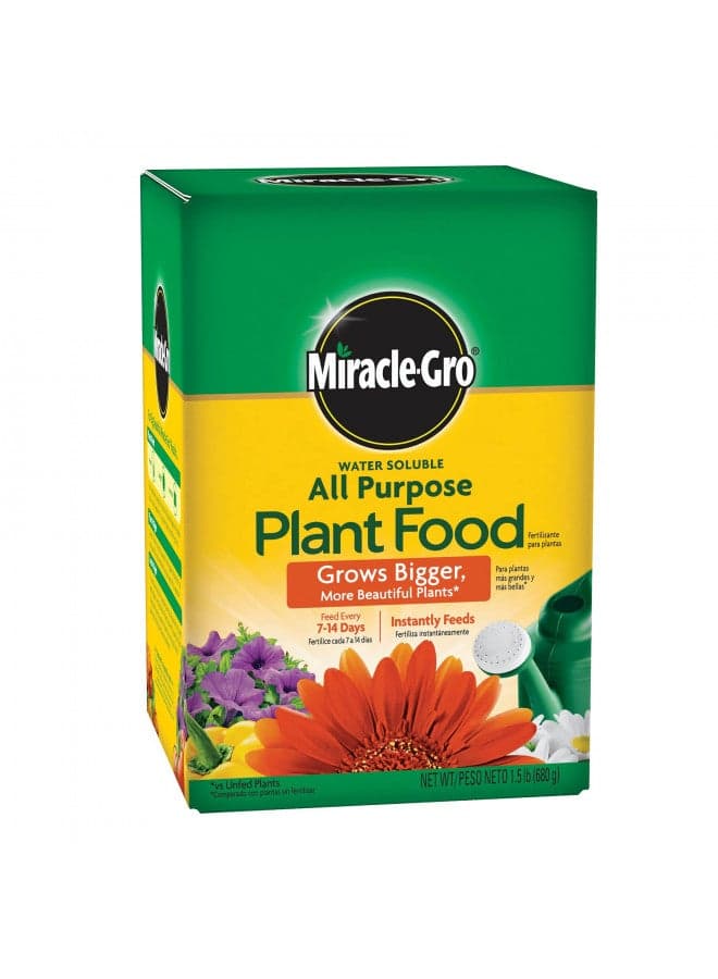 Miracle-Gro Water Soluble All Purpose Plant Food, 1.5 lbs.