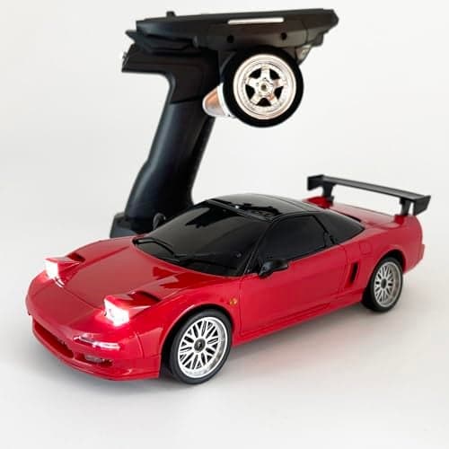 WPLDEWAN LDRC Drift Car RWD 118 Scale RC Drift Car with Gyro Racing Remote Control Cars for Adult Hobby Drifting Toy Proportional Throttle Steering ESP Gyroscope Metal Drive Shaft LD1803