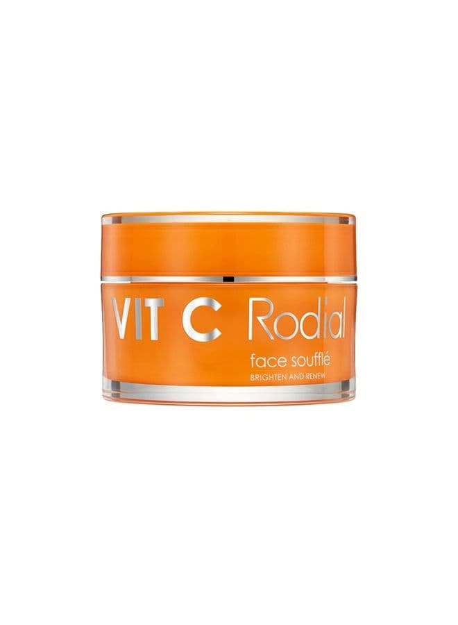 Vit C Face Soufflé 1.7 fl oz, Unique Formula for Dry/Dehydrated Skin and Shea Butter for Ultra-Hydration, Vitamin C to Boost Skin Radiance, Hyaluronic Acid for Firming and Plumping