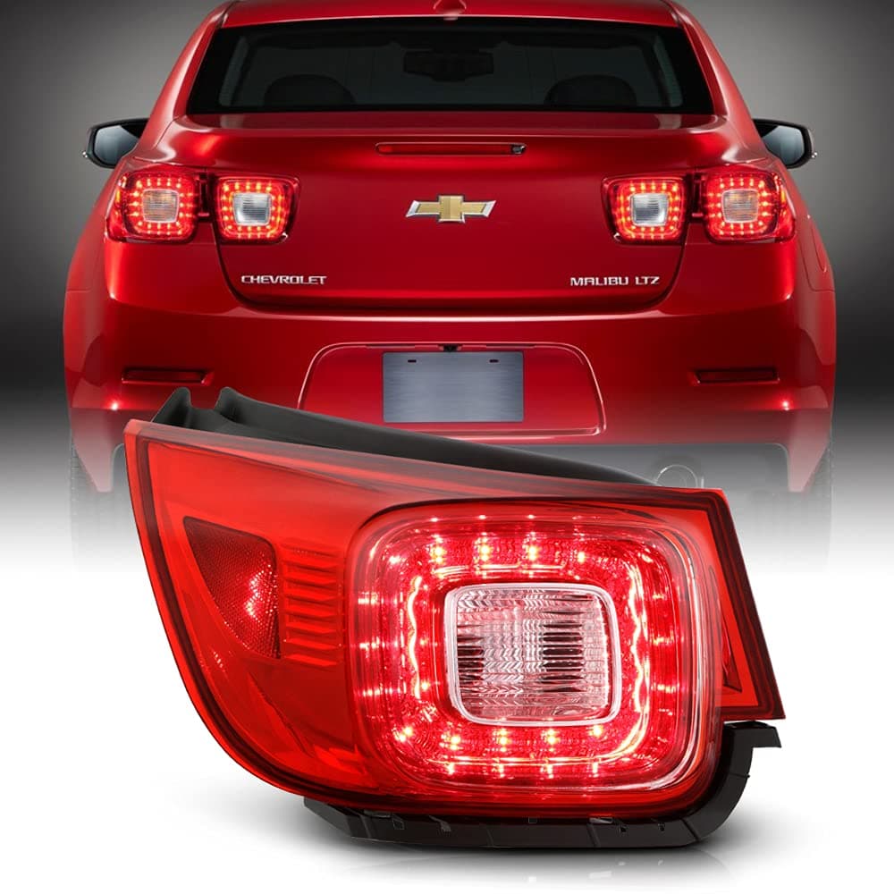 ACANII For 20132015 Chevy Malibu LTZ 2016 Limited LTZ Outer LED Tail Light Lamp Assembly Replacement Driver Side