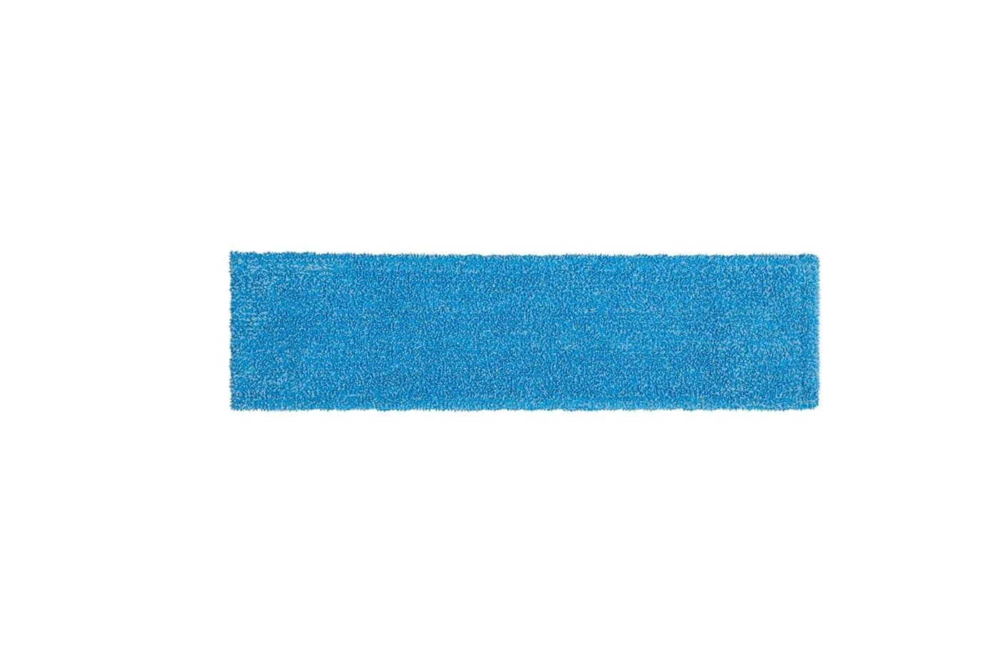Rubbermaid Commercial Products 18 inch Adaptable Flat Mop Microfiber Pad Blue for JanitorialProfessional Cleaners and LightDuty CleaningMopping with TabPocket Functions