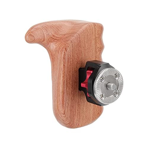 CAMVATE Wooden Handle Grip with Rosette Standard Accessory(Left Hand) - 1639