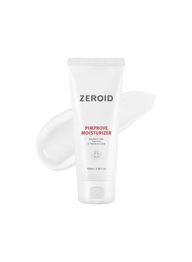 Pimprove Moisturizer Cream | Hyaluronic Acid Moisturizer Face Cream | Korean Face Lotion for Women and Men | Korean Skin Care | Skin Barrier Moisturizing Facial Care | 3.38 fl oz (100ml)